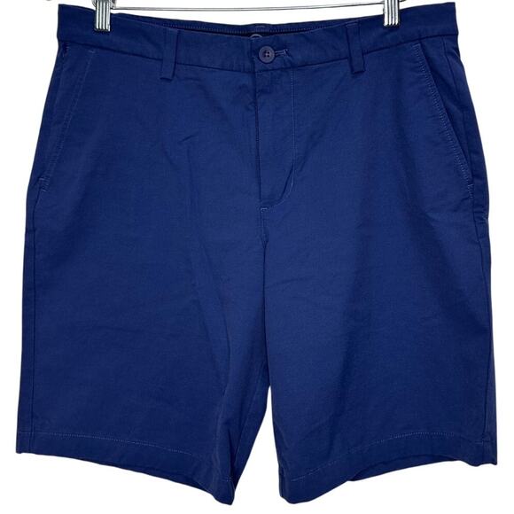 Vineyard Vines Performance On-The-Go Shorts 9" Navy Blue Size 32 - Picture 2 of 5